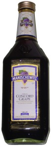 A bottle of manischewitz, concord grape